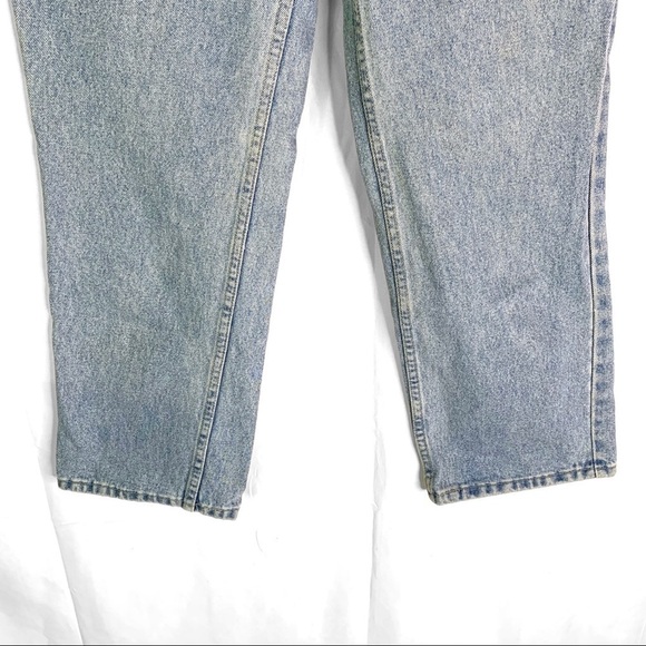 VINTAGE GLOBAL MIND BLUE WASHED JEANS 100% COTTON DENIM STRAIGHT CUT  WOMEN 28 - Picture 11 of 17